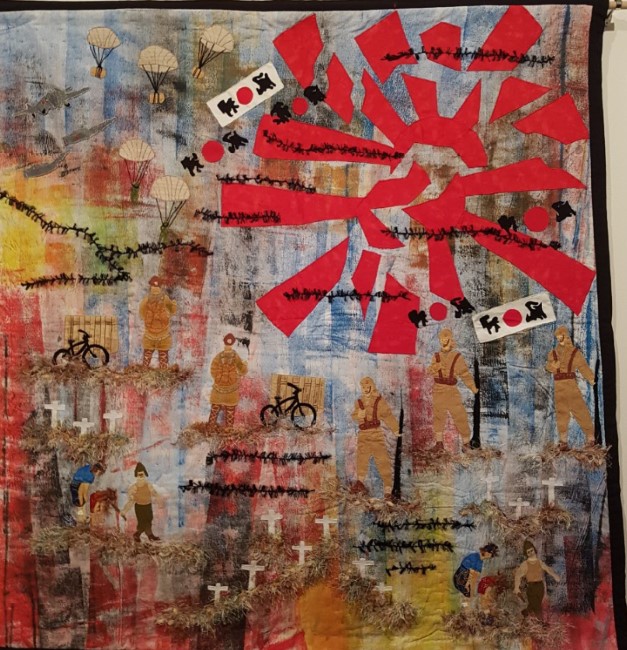 Landscape of the Soul III (WWII) 2016. Frances Larder.